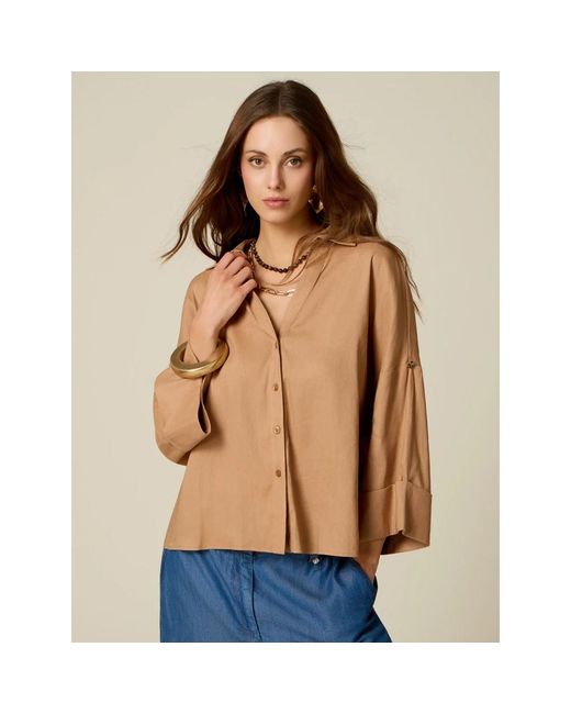 Shirts Oltre de color Natural