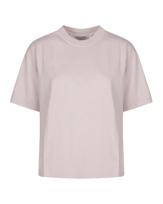 Golden Goose Deluxe Brand Purple T-Shirts