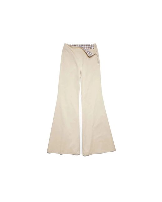 Acne Natural Wide Trousers
