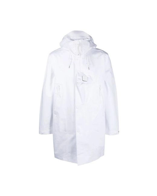 C P Company White Rain Jackets for men