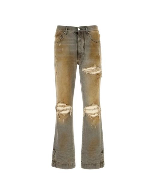 Amiri Gray Flared Jeans