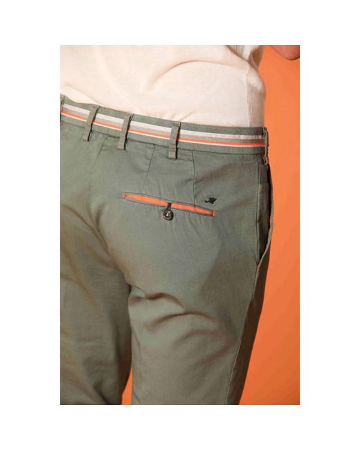 Mason's Broeken ,Groen ,Katoen Groene Extra Slim Fit Chino Broek in het Green voor heren