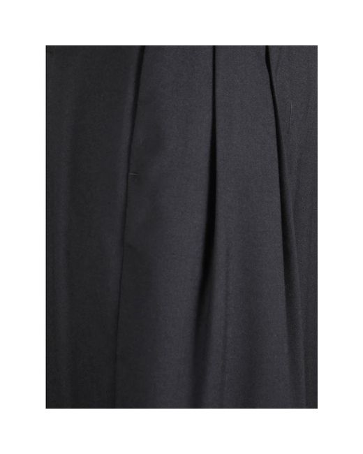 Peserico Black Wide Trousers