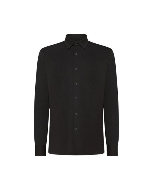 Rrd Overhemden ,Zwart ,Katoen Macro Shirt T-Shirt in het Black voor heren