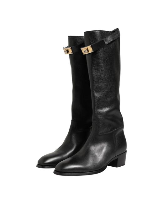 Dolce & Gabbana Black Cowboy & Biker Boots
