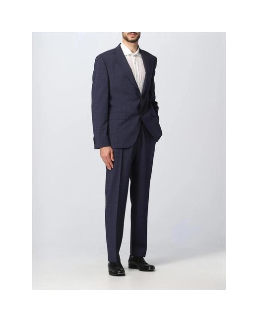 Single Breasted Suits di HUGO in Blue da Uomo