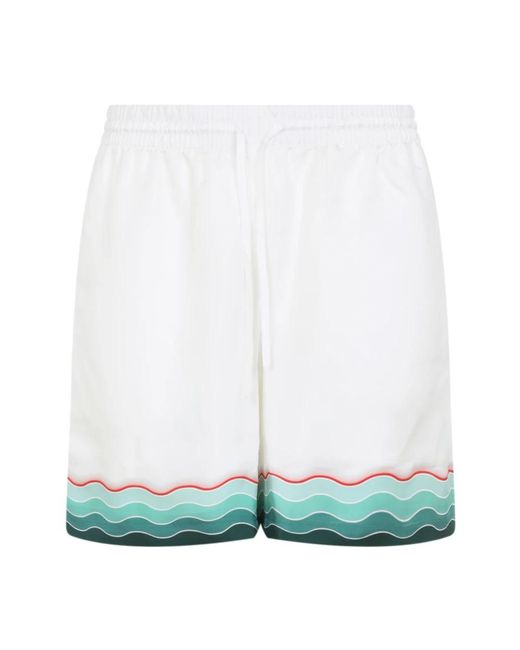 Casablanca White Casual Shorts for men