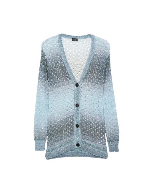 Cardigans Etro en coloris Blue