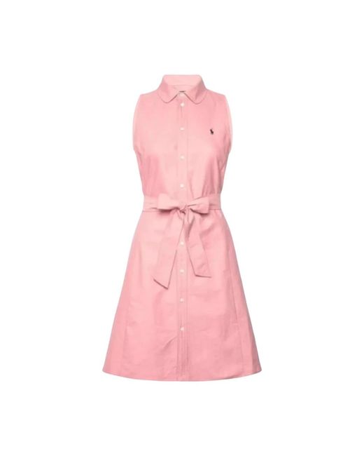 Ralph Lauren Pink Shirt Dresses