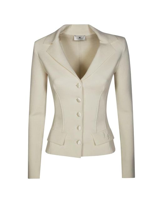 Cardigans Elisabetta Franchi de color Natural