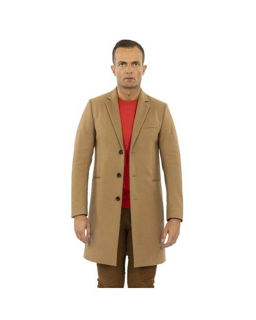 PS by Paul Smith Brown Single-Breasted Coats for men