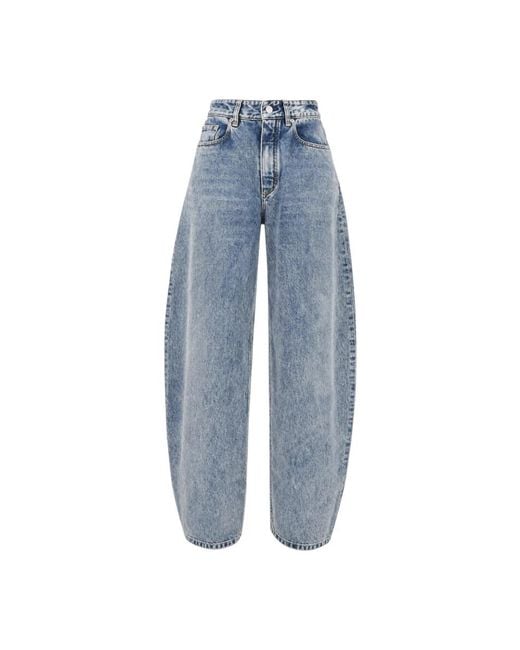 Alaïa Blue Loose Fit Jeans