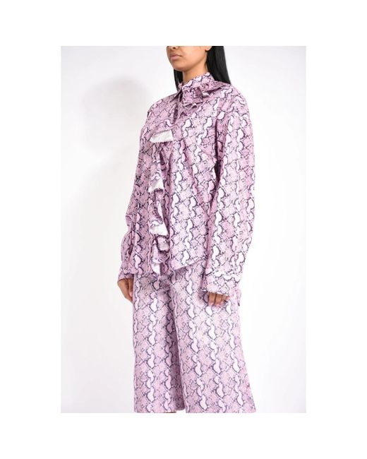 MSGM Purple Shirts