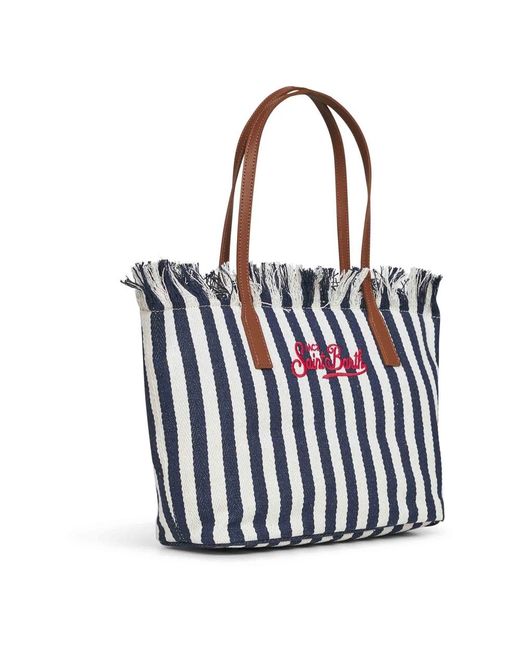Mc2 Saint Barth Blue Shopping Bags