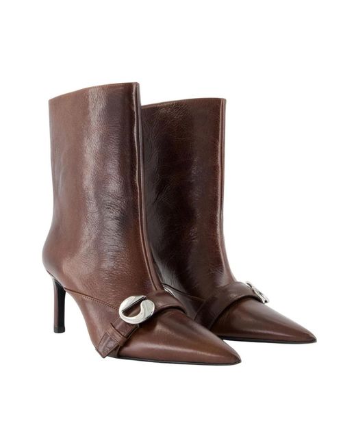 Coperni Brown Heeled Boots
