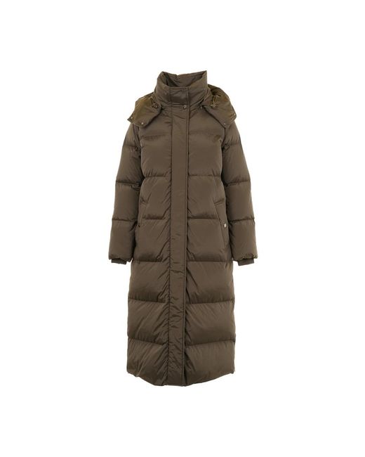 Woolrich Jassen ,Groen ,Groene Lange Parka Jas in het Brown