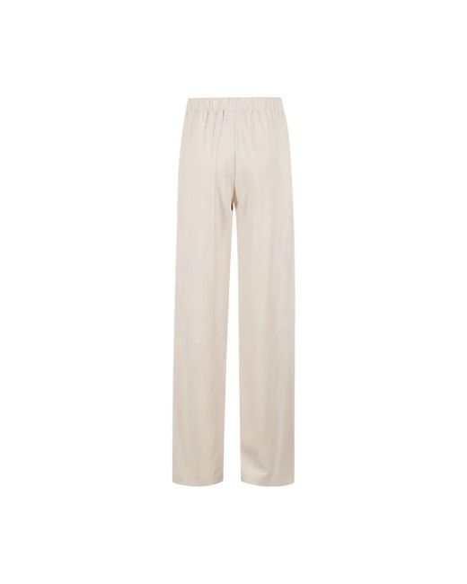 Wide Trousers Seventy de color White