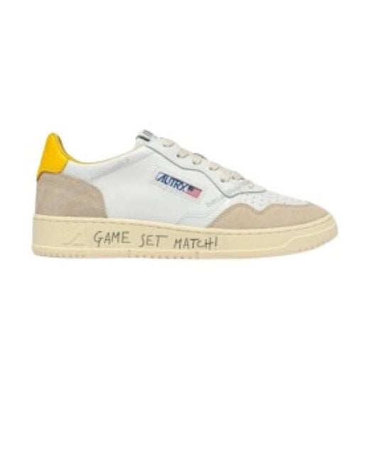 Autry White Sneakers for men