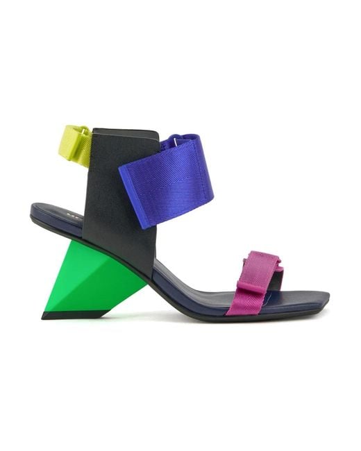 United Nude Green High Heel Sandals
