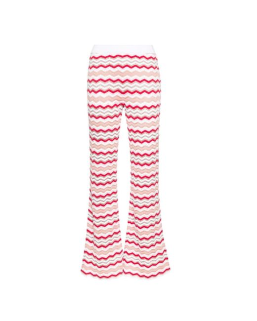 Missoni Red Wide Trousers