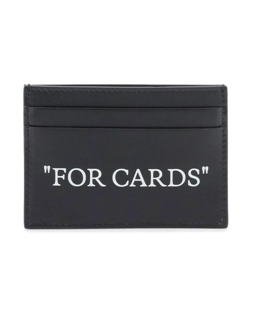 Accessories > wallets & cardholders Off-White c/o Virgil Abloh pour homme en coloris Black