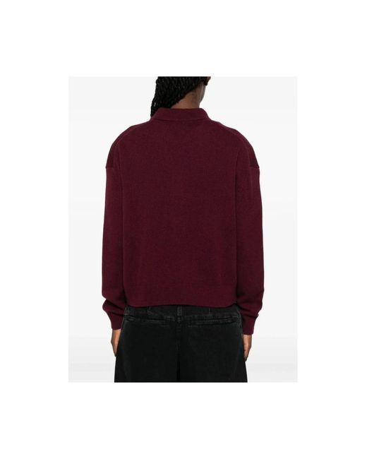 Anine Bing Purple Round-Neck Knitwear