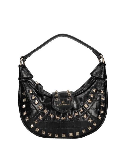 La Carrie Black Shoulder Bags