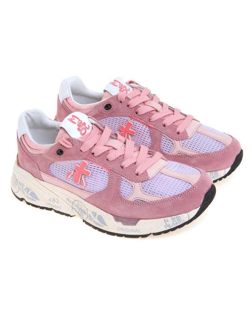Premiata Pink Sneakers