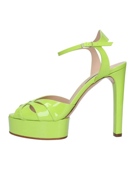 Casadei Green High Heel Sandals