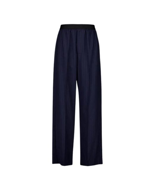 Balenciaga Blue Wide Trousers