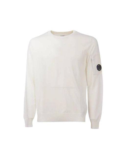 C P Company White Sweatshirts for men