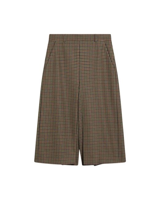Saint Laurent Green Long Shorts
