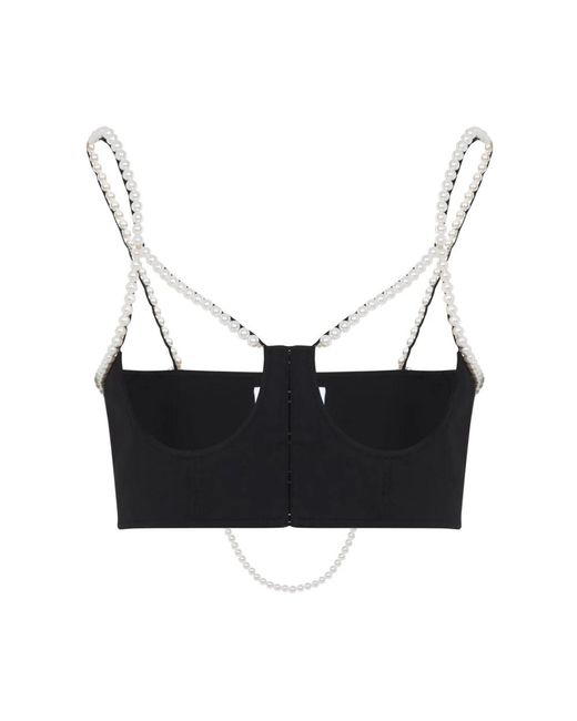 Moschino Black Sleeveless Tops