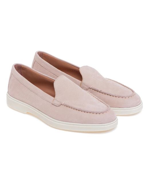 Santoni Pink Loafers
