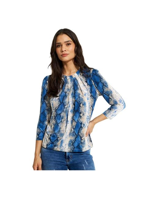 iN FRONT Blouses in het Blue