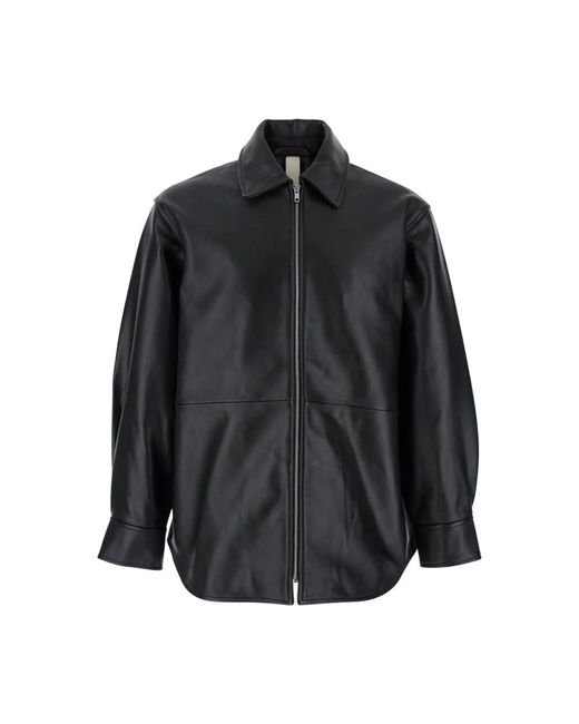 Leather Jackets di sunflower in Black da Uomo