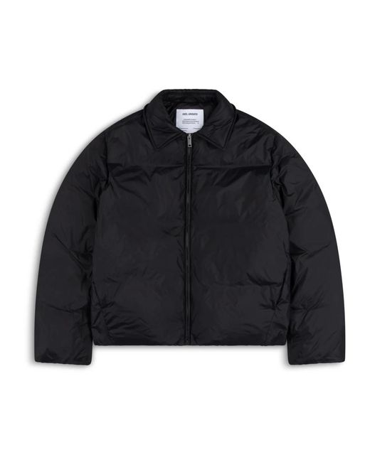 Axel Arigato Jassen ,Zwart ,Nylon Boston Puffer Jacket in het Black voor heren