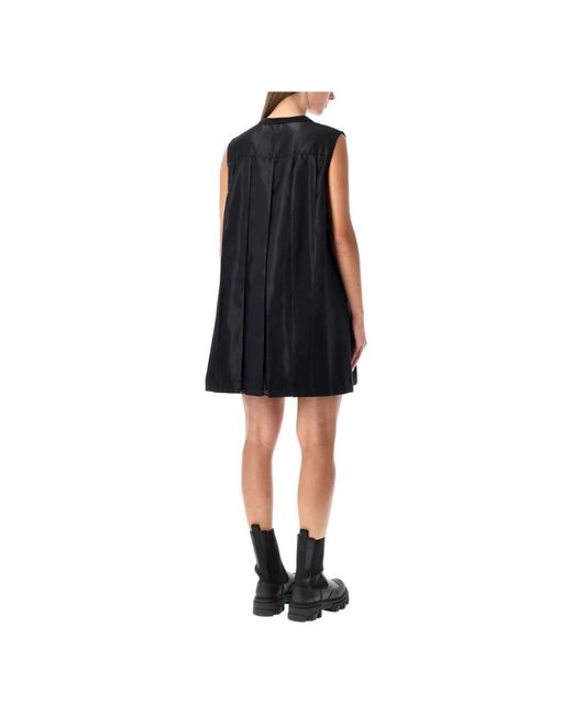 Sacai Black Short Dresses