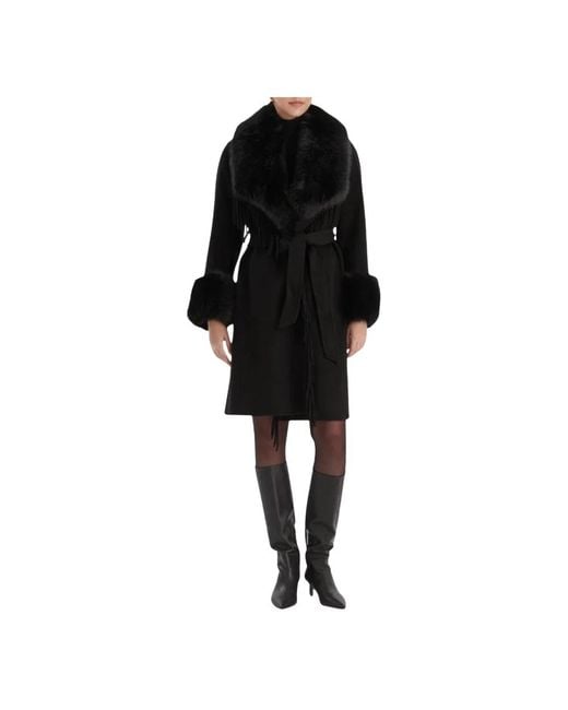 Marciano Black Belted Coats