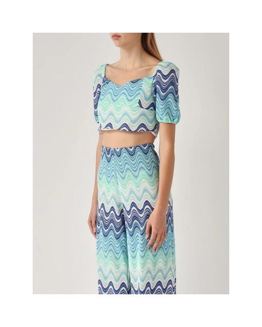 Mc2 Saint Barth Blue Blouses
