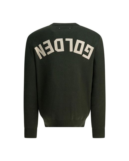 Round-Neck Knitwear Golden Goose Deluxe Brand pour homme en coloris Green