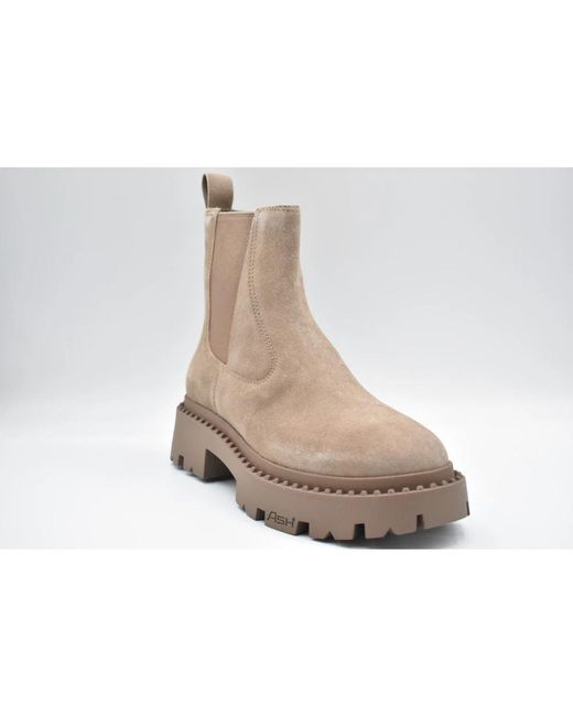 Ash Brown Chelsea Boots
