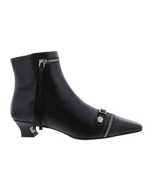 Paris Punk Blue Ankle boots