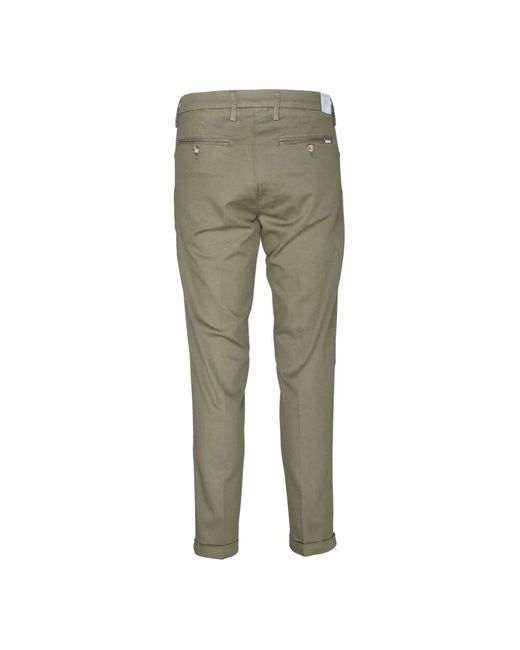Chinos di Re-hash in Green da Uomo