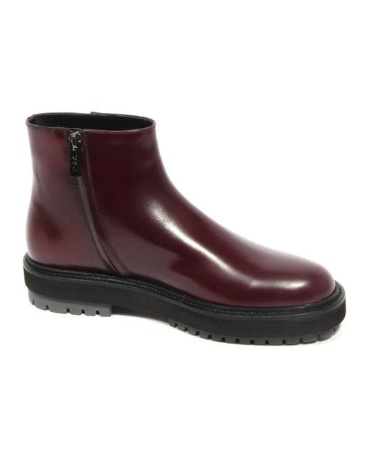 Tod's Red Ankle Boots for men