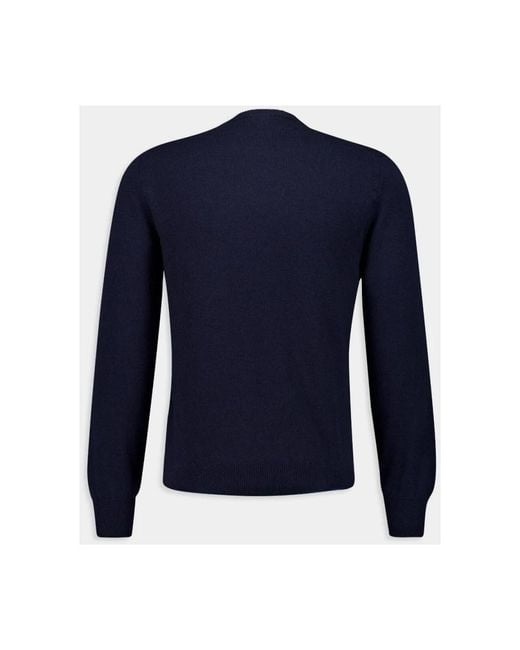 Piacenza 1733 Blue Cashmere Knitwear for men