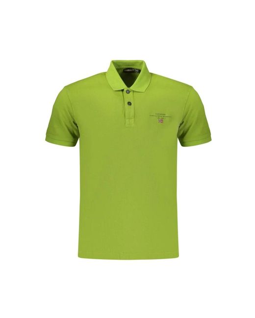 Napapijri Green Polo Shirts for men