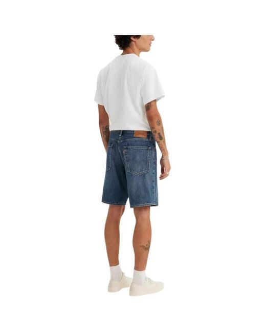 Levi's Blue Denim Shorts for men