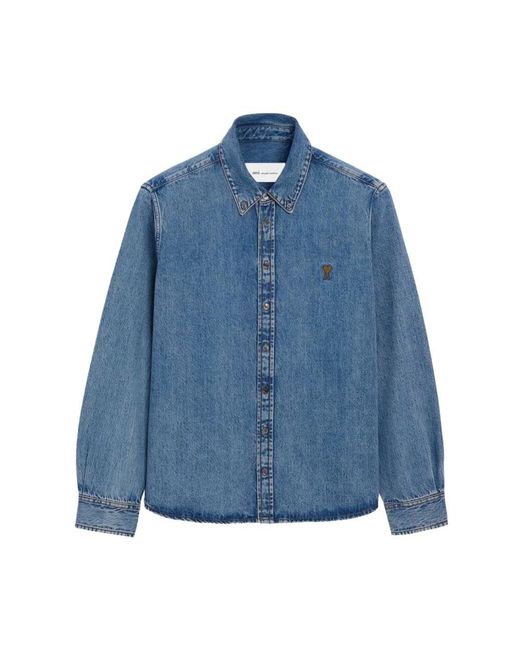 Denim Shirts AMI en coloris Blue