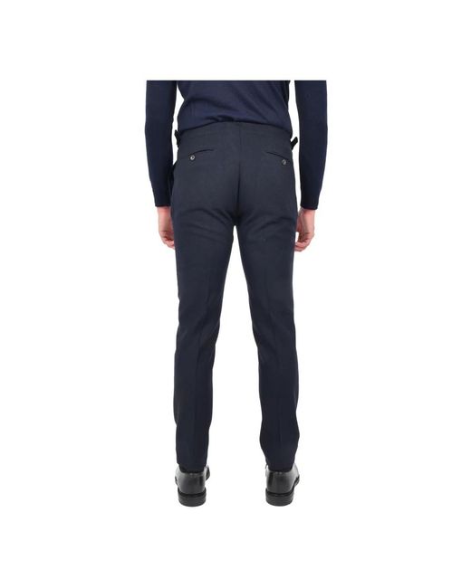 Franzese Collection Blue Suit Trousers for men